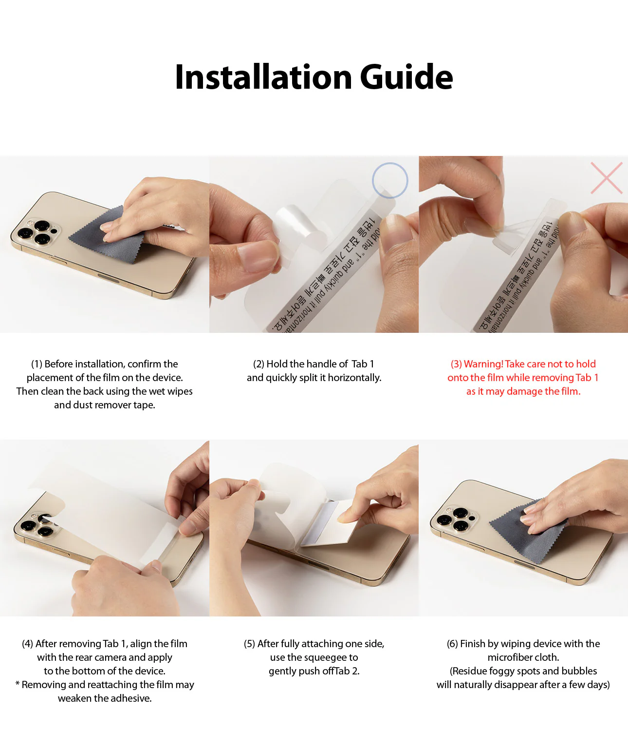 iPhone 12 / 12 Pro Back Screen Protector | Invisible Defender - Image 8