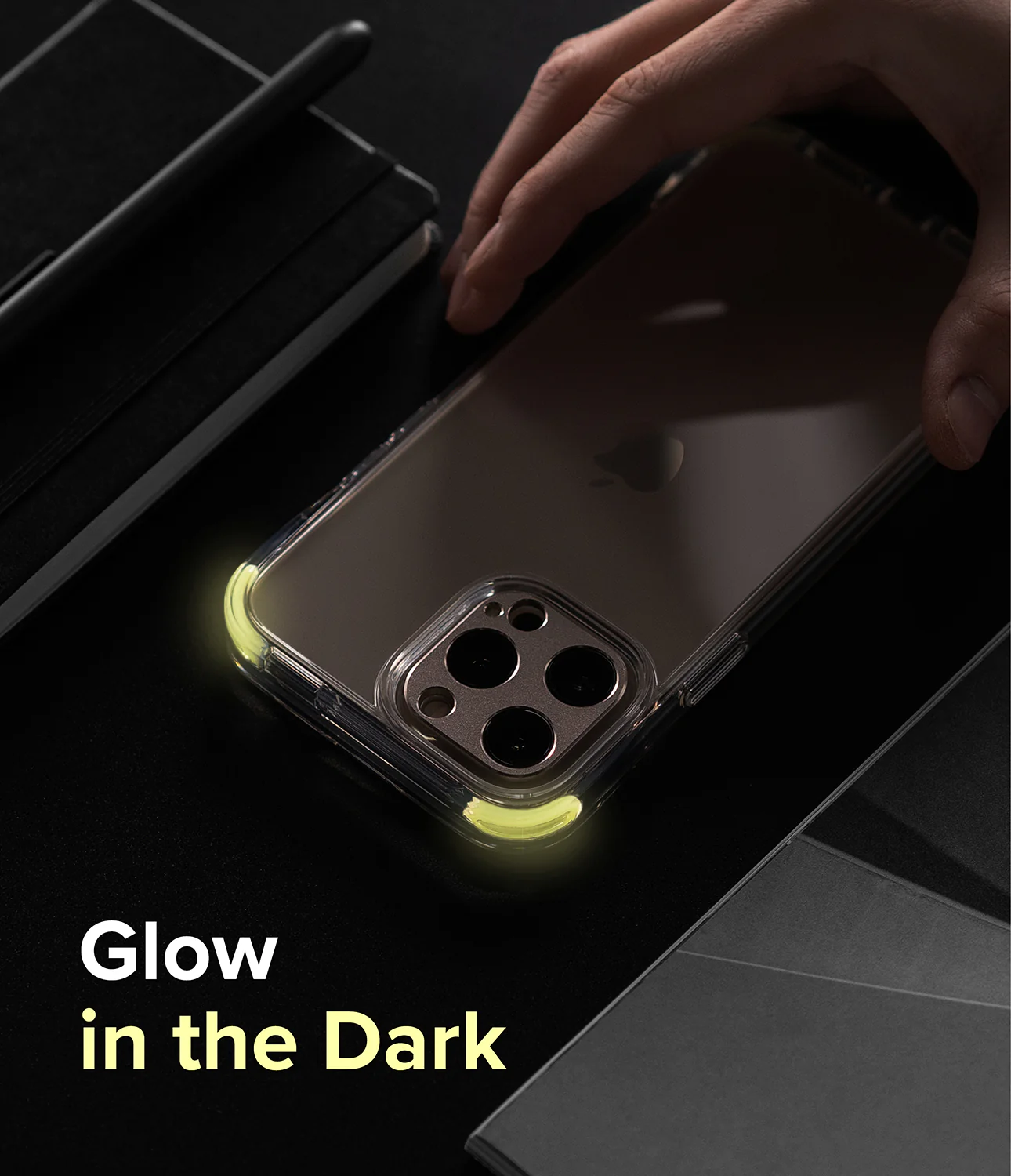 iPhone 13 Pro Max Case | Fusion Plus - White/Lime Glow - Image 6