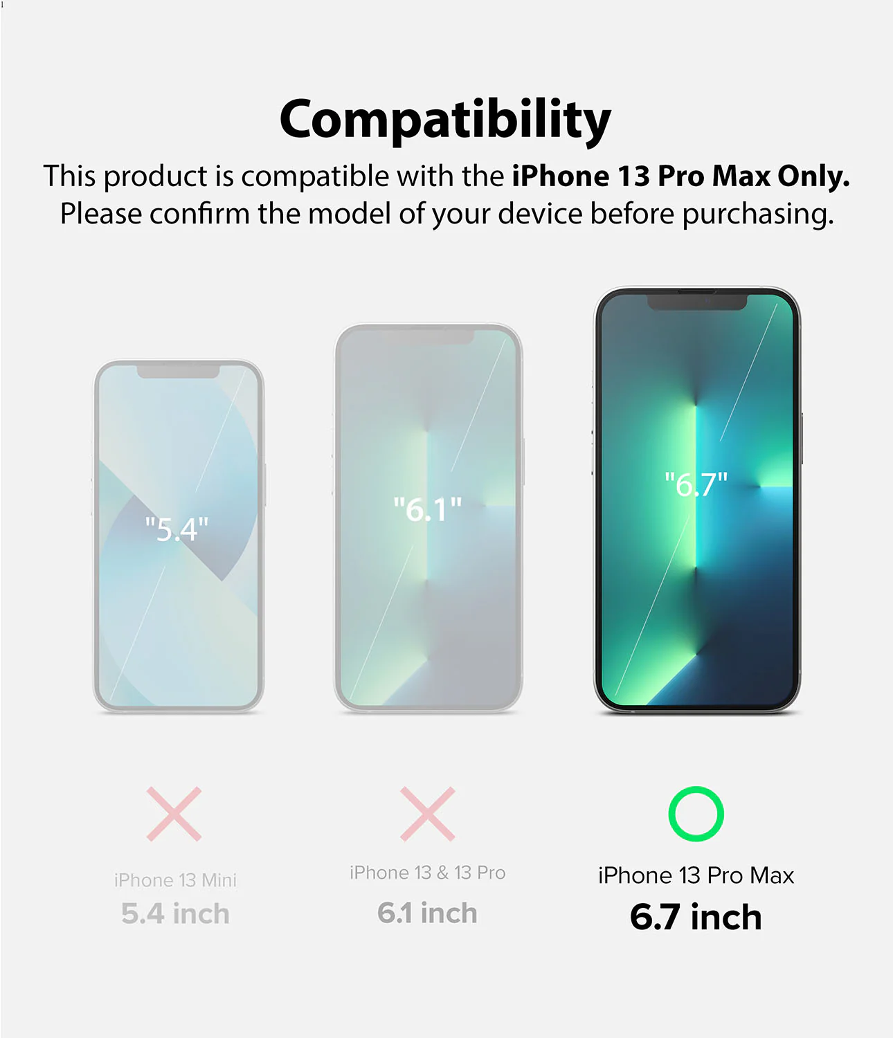 iPhone 13 Pro Max Screen Protector | Dual Easy Film Matte - Image 3