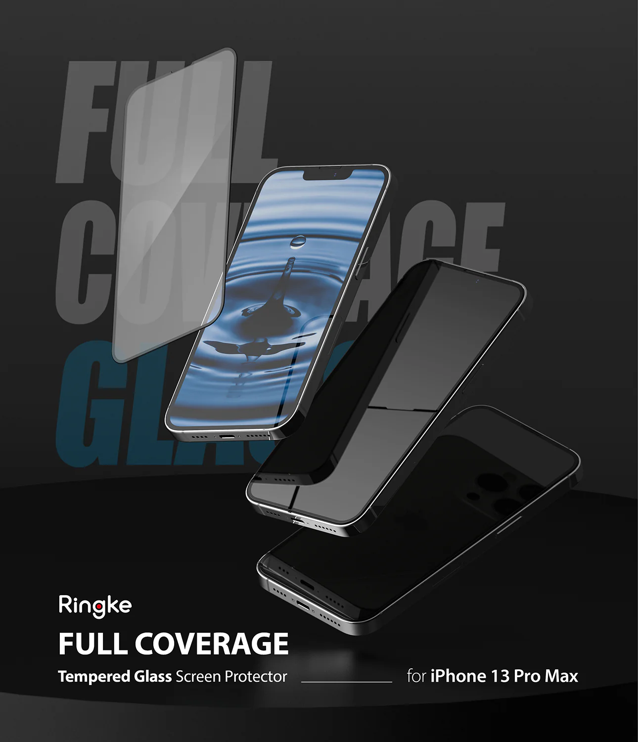 iPhone 13 Pro Max Screen Protector | Invisible Defender Glass - Image 2