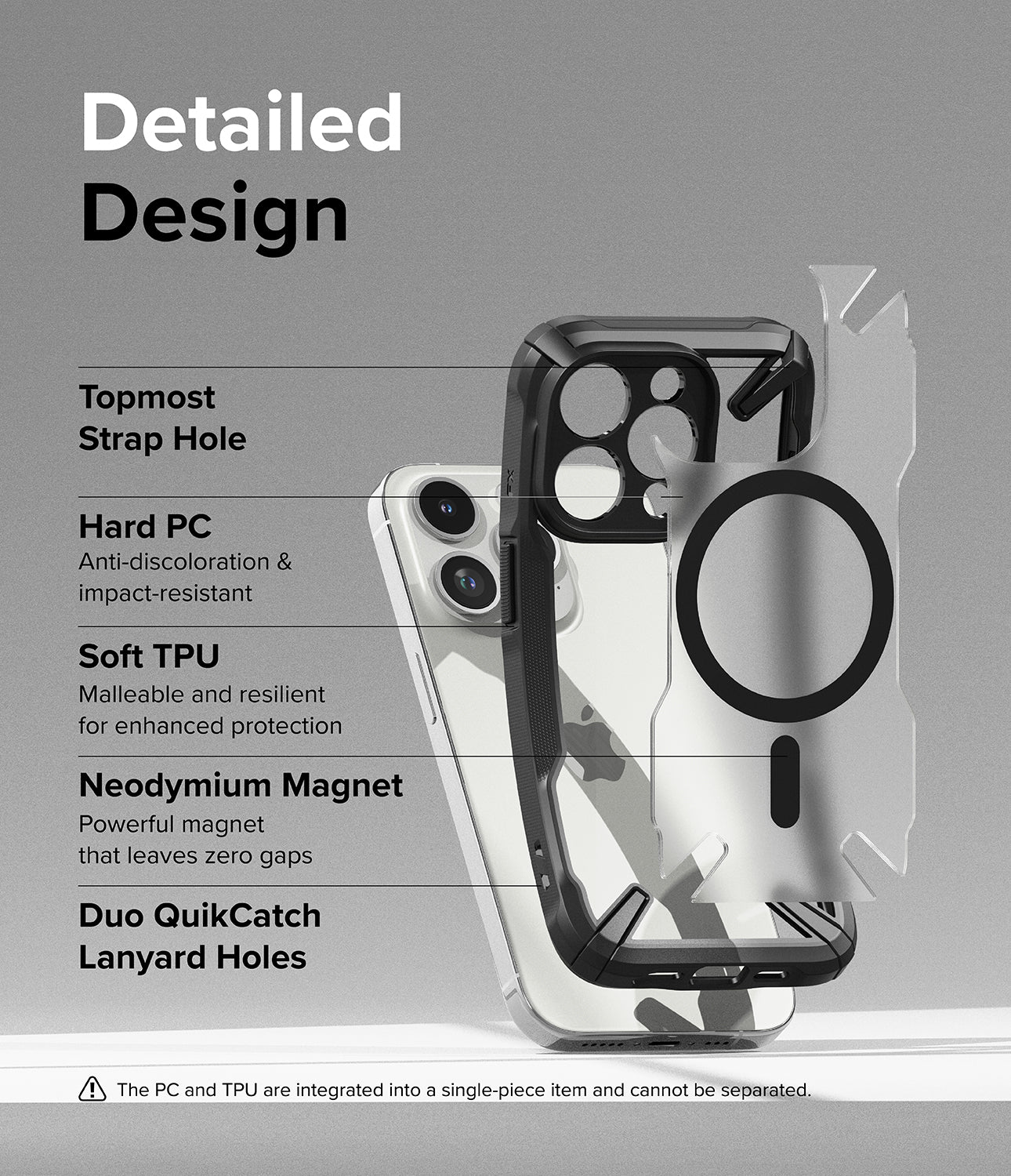 iPhone 15 Pro Case | Fusion-X Magnetic Matte Black - Image 4
