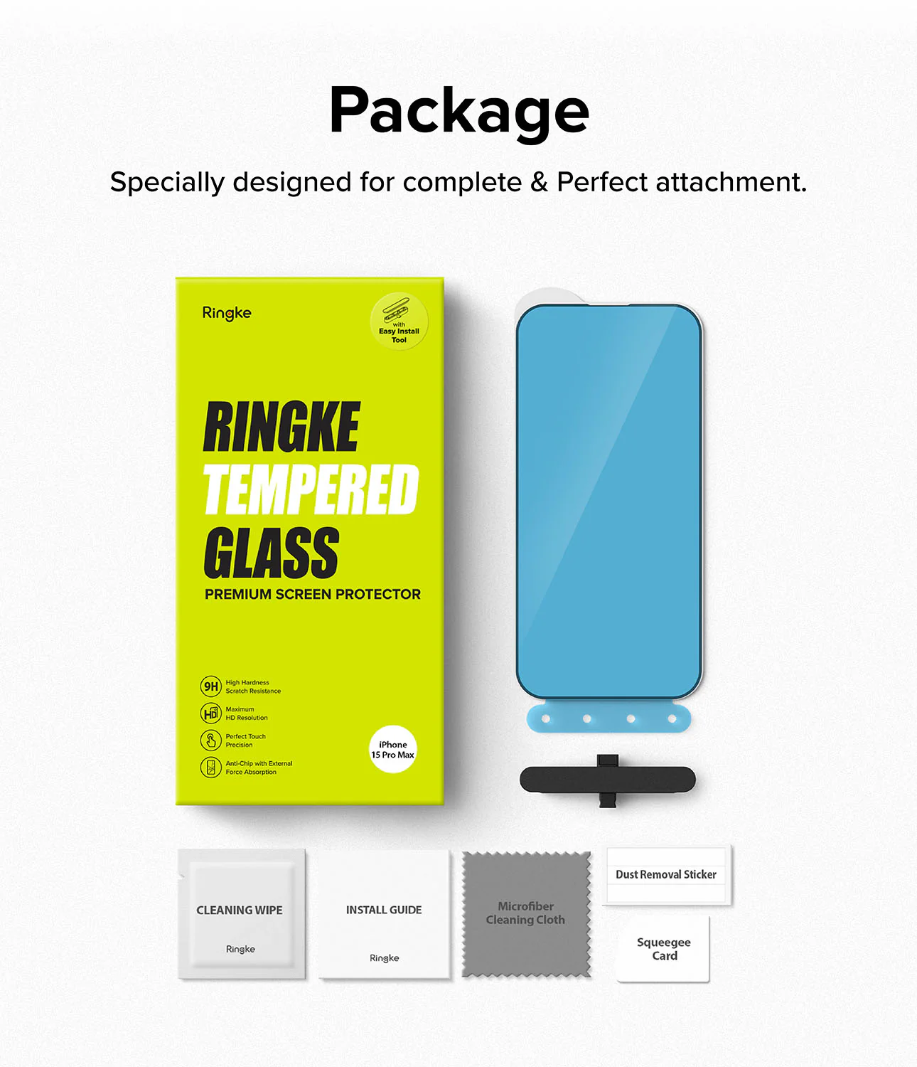 iPhone 15 Pro Max Screen Protector | Full Cover Glass - Image 13