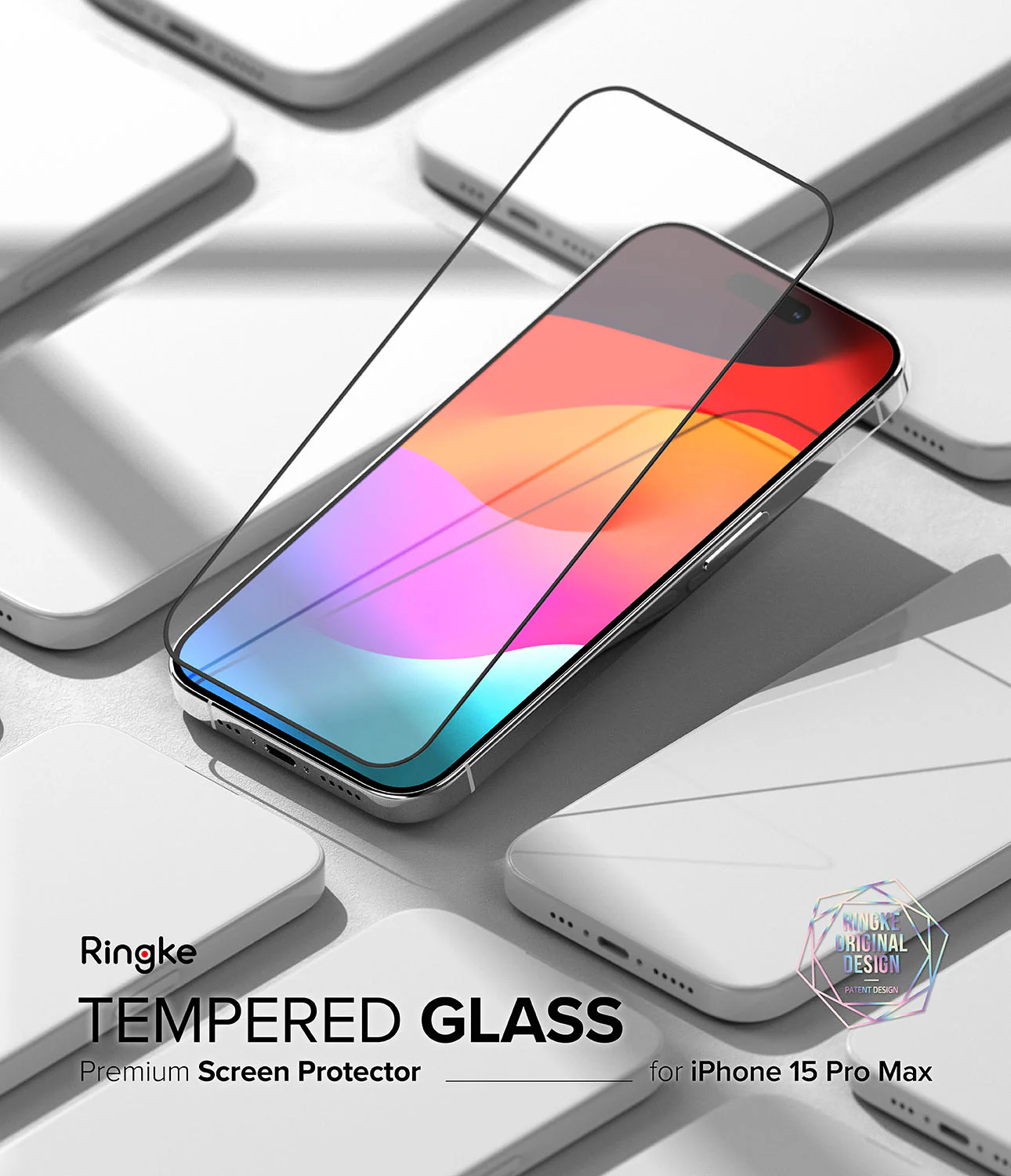 iPhone 15 Pro Max Screen Protector | Full Cover Glass - Image 2