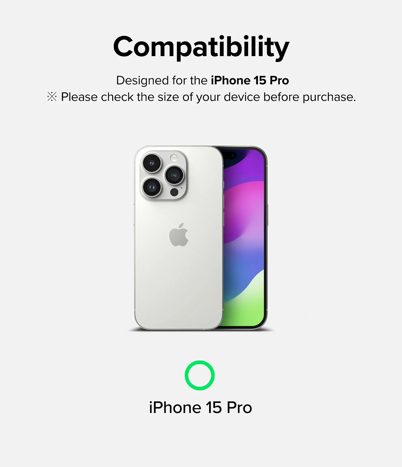 iPhone 15 Pro Screen Protector | Full Cover Glass - Image 3