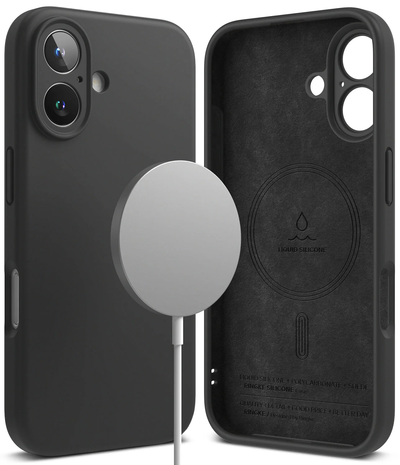 iPhone 16 Plus Case | Silicone Magnetic - Image 3