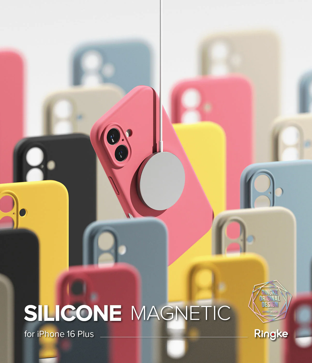 iPhone 16 Plus Case | Silicone Magnetic - Image 4