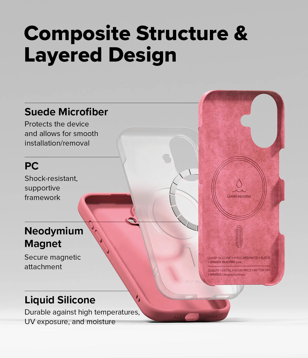 iPhone 16 Plus Case | Silicone Magnetic - Image 43