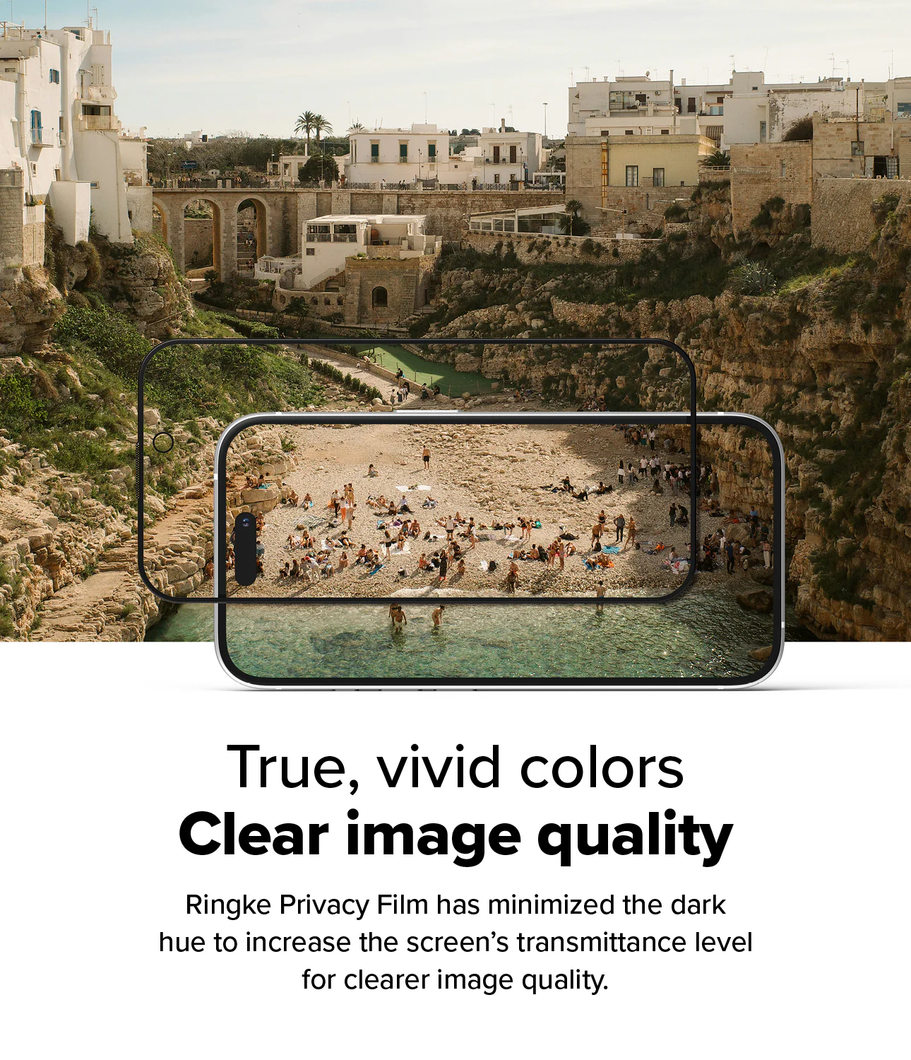 iPhone 16 Plus / 15 Plus Screen Protector | Easy Slide Privacy Tempered Glass - Image 10