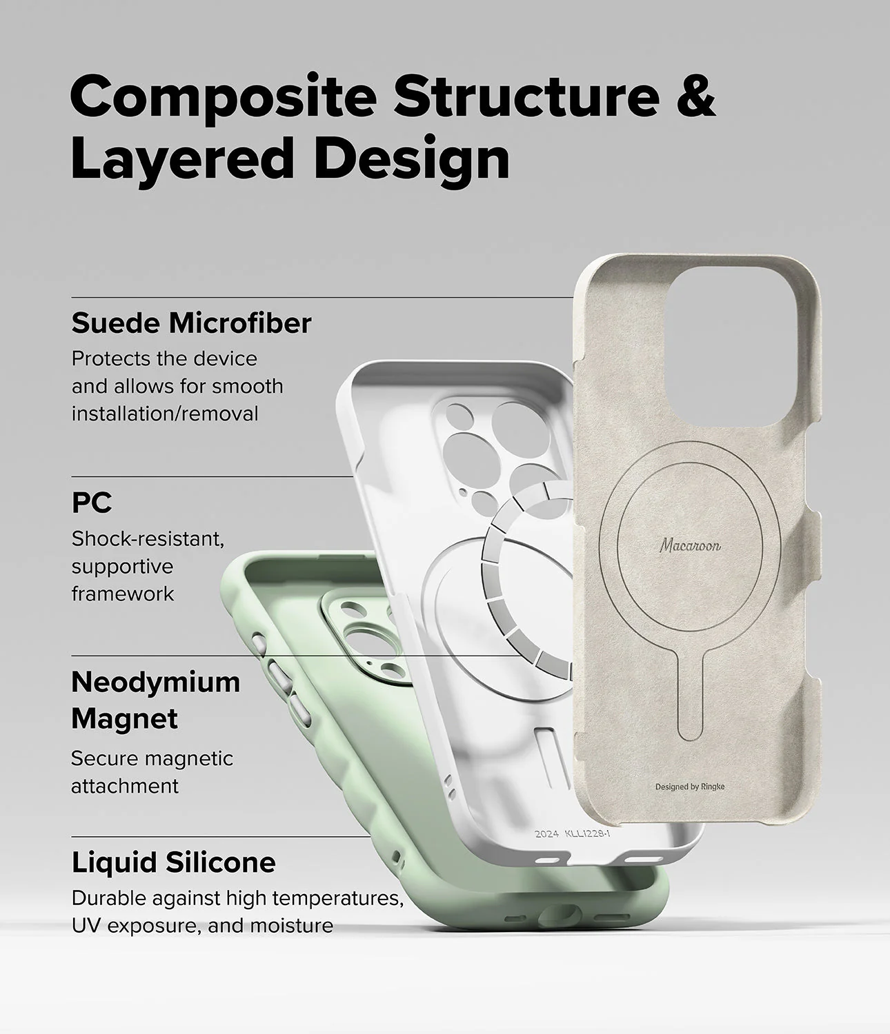 iPhone 16 Pro Case | Macaron Silicone Magnetic - Image 32