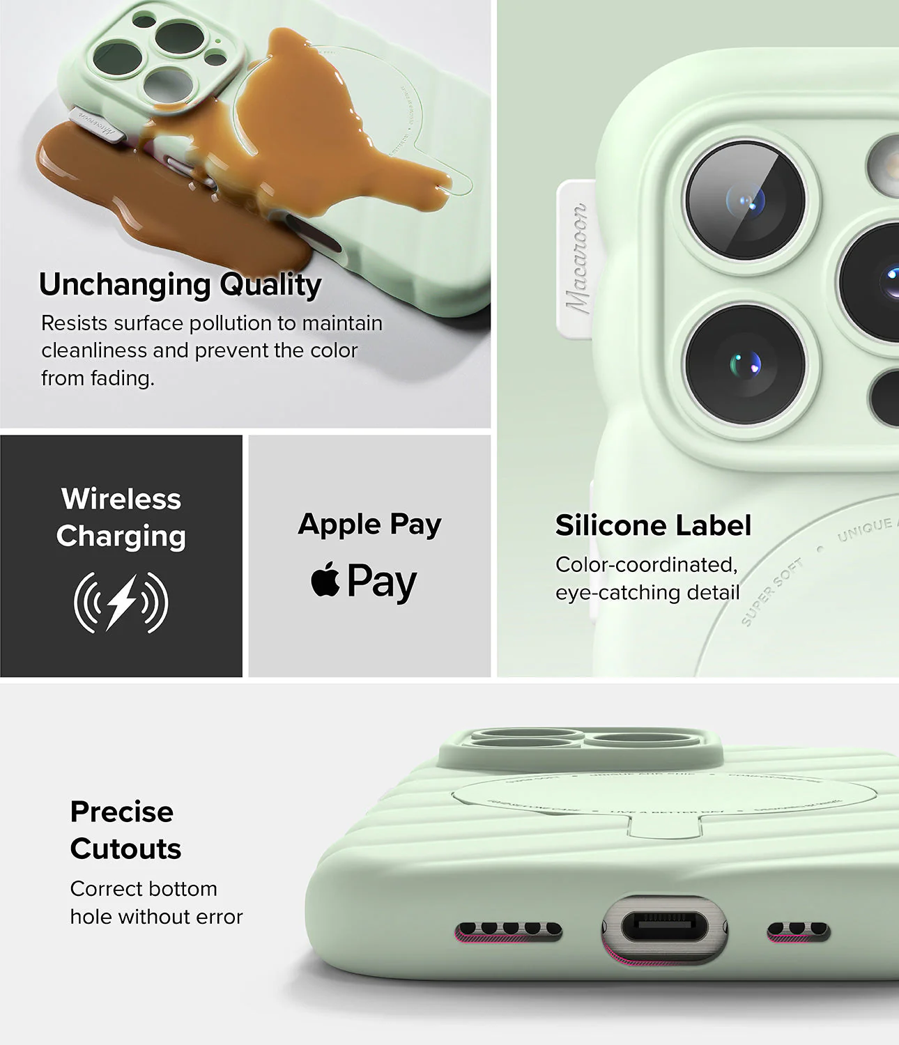 iPhone 16 Pro Case | Macaron Silicone Magnetic - Image 35