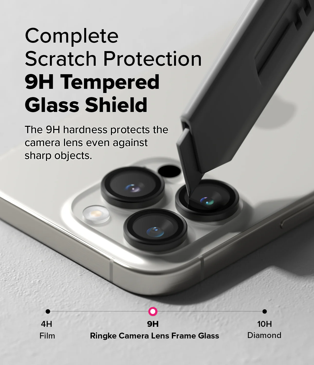 iPhone 16 Pro Max / 16 Pro | Camera Lens Frame Glass - Image 5