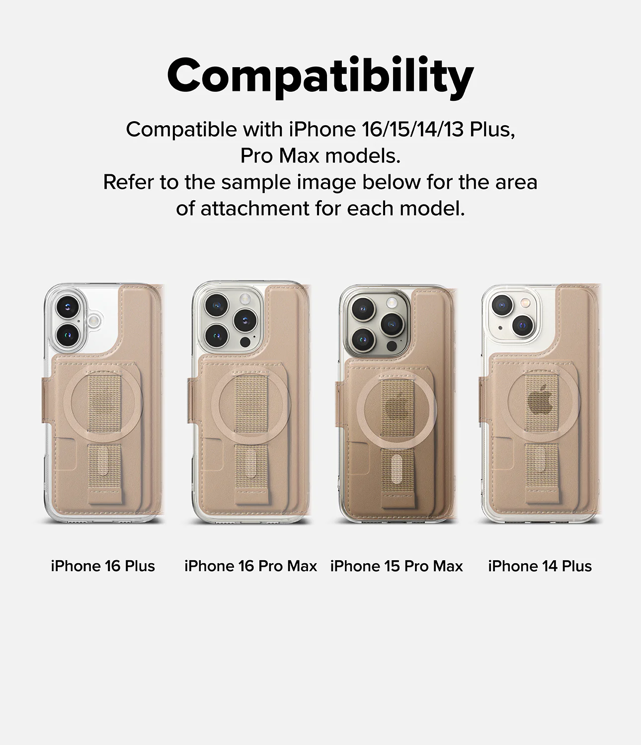 iPhone 16 Pro Max / Plus Cover | Folio Grip Wallet Magnetic - Image 20