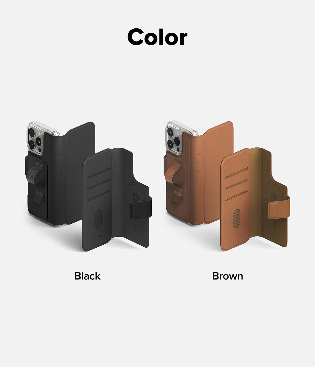 iPhone 16 Pro Max / Plus Cover | Folio Grip Wallet Magnetic - Image 31