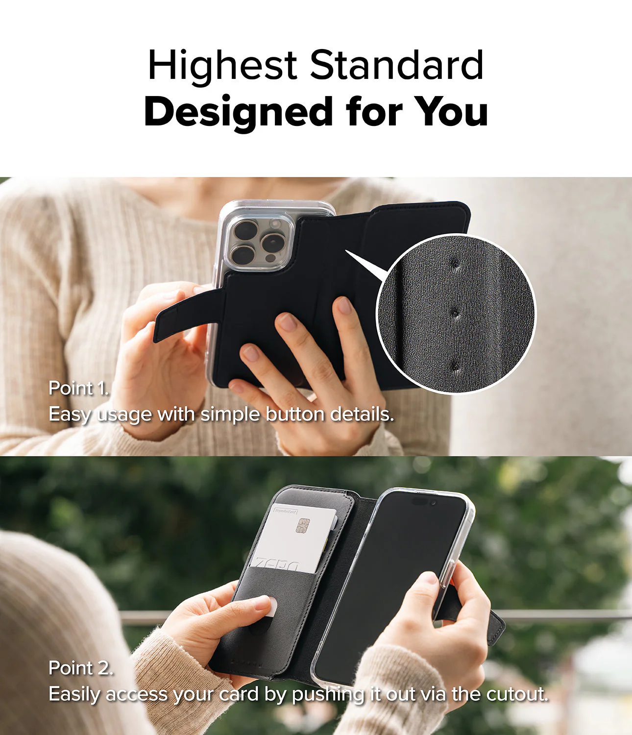 iPhone Pro Max & Plus MagSafe Cover | Folio Wallet Magnetic - Image 11