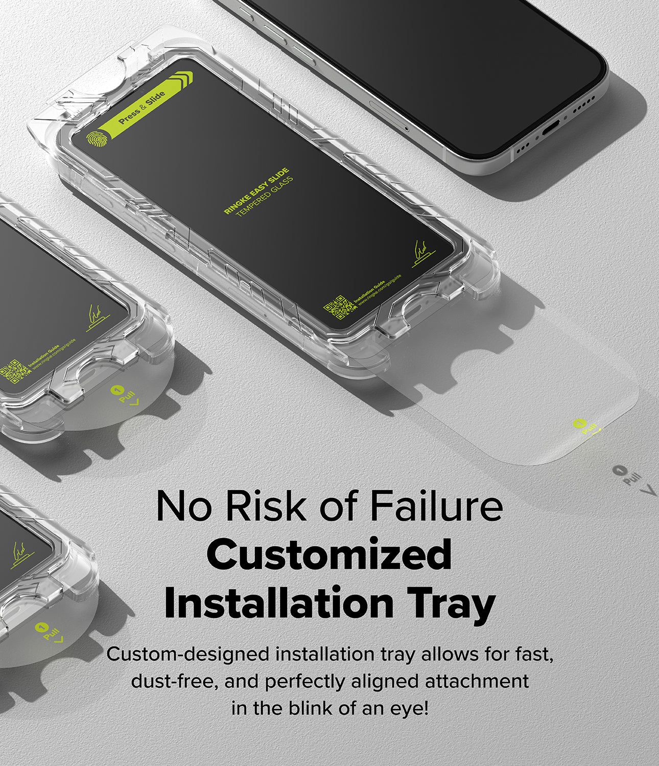 iPhone 16 / 15 Screen Protector | Easy Slide Tempered Glass - Image 4