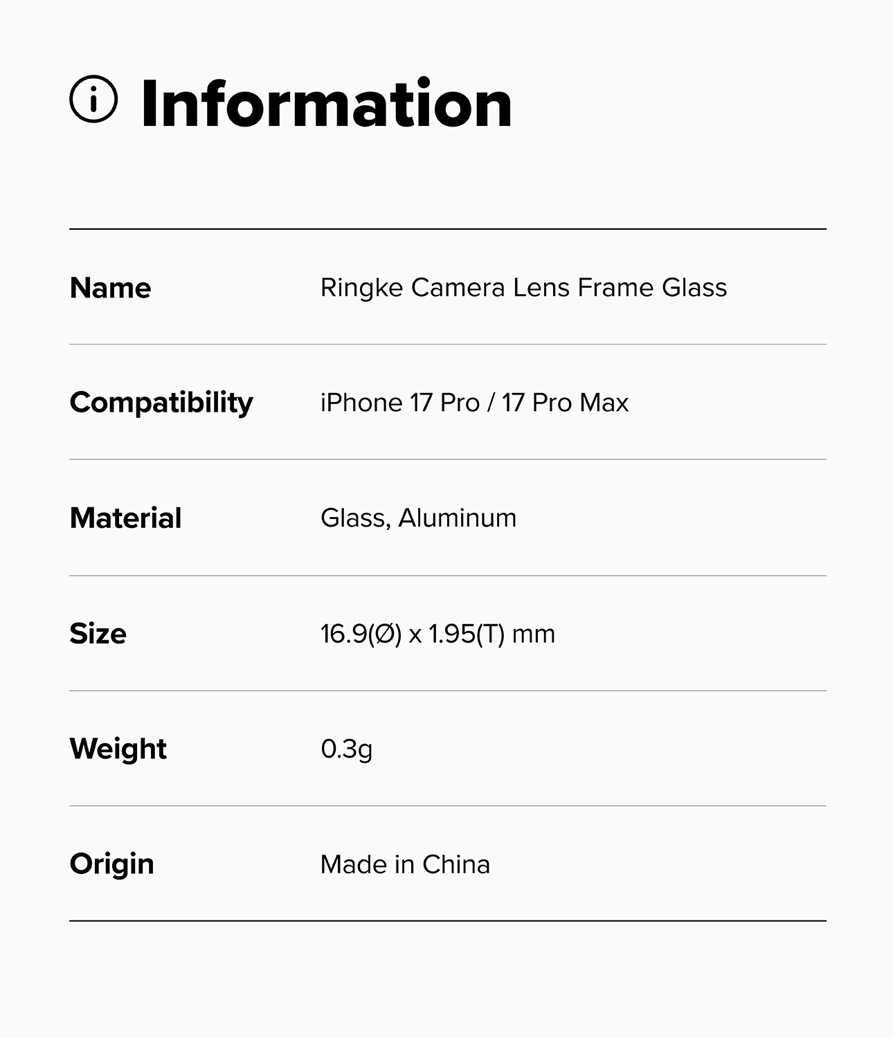 iPhone 17 Pro Max / 17 Pro | Camera Lens Frame Glass - Image 12
