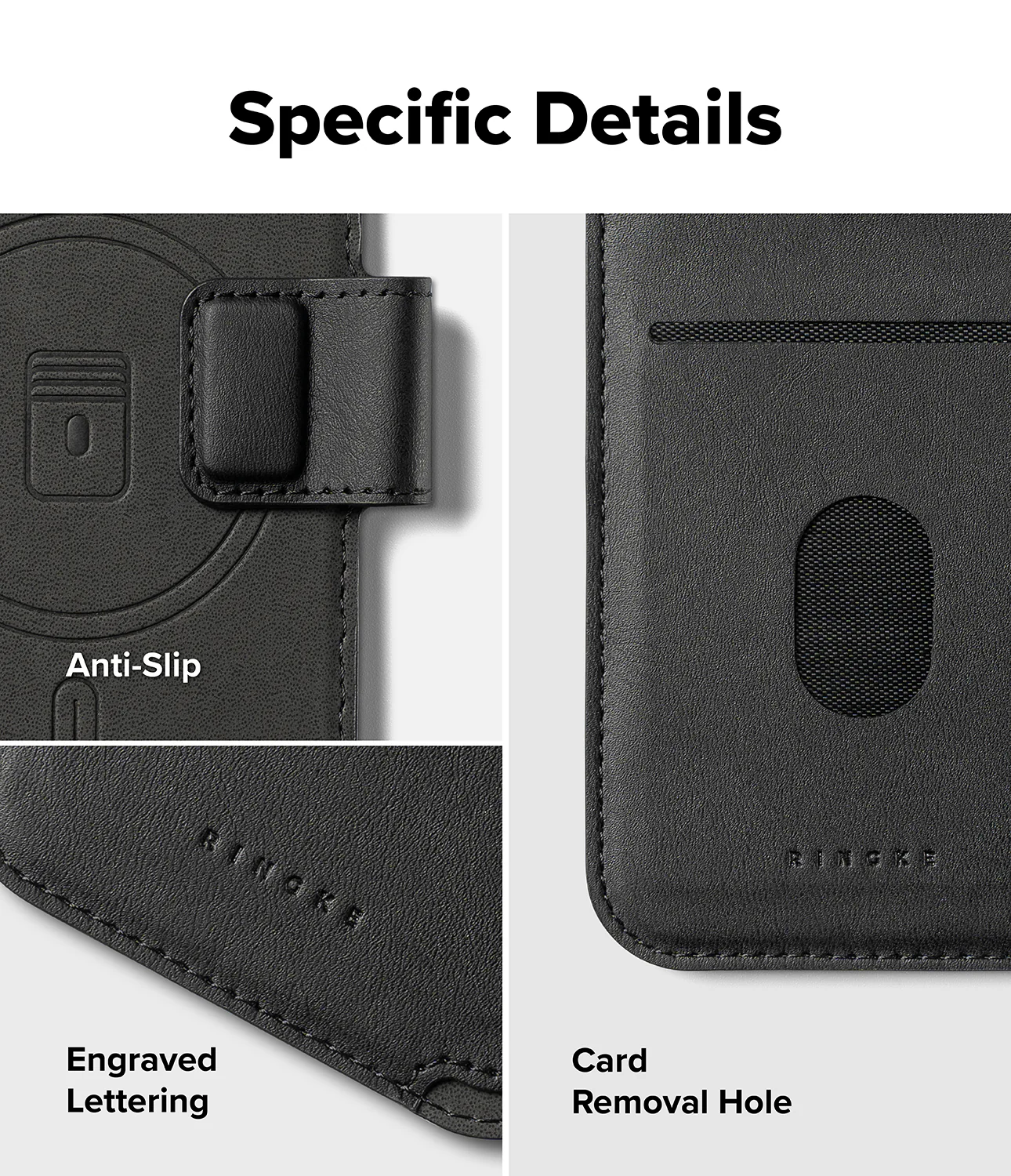 iPhone 17 Pro Max Cover | Folio Grip Wallet Magnetic - Image 12