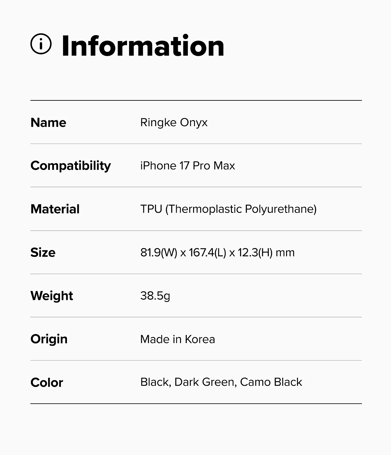 iPhone 17 Pro Max Case | Onyx - Image 14