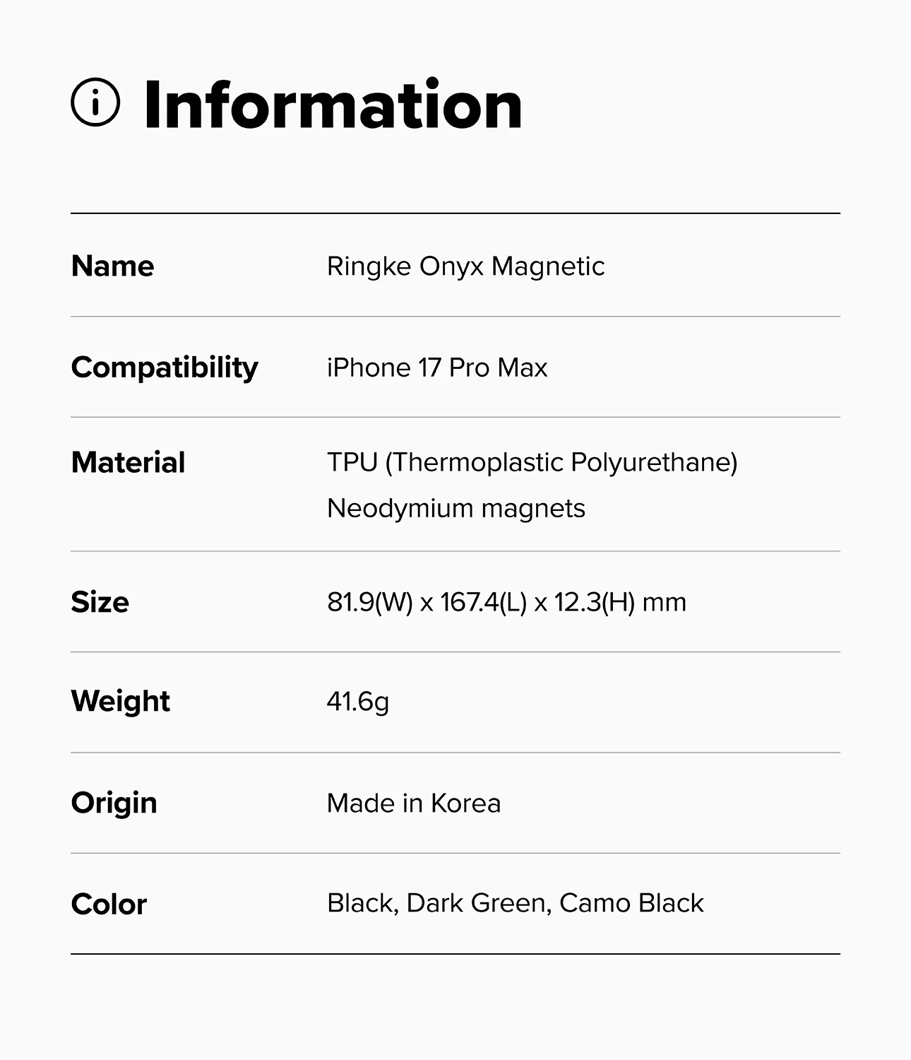 iPhone 17 Pro Max Case | Onyx Magnetic - Image 44