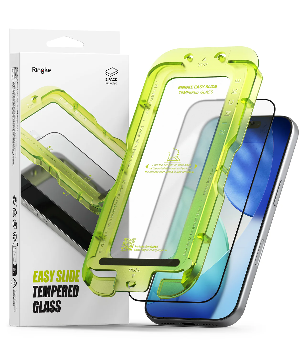 iPhone 17 Pro Screen Protector | Easy Slide Tempered Glass