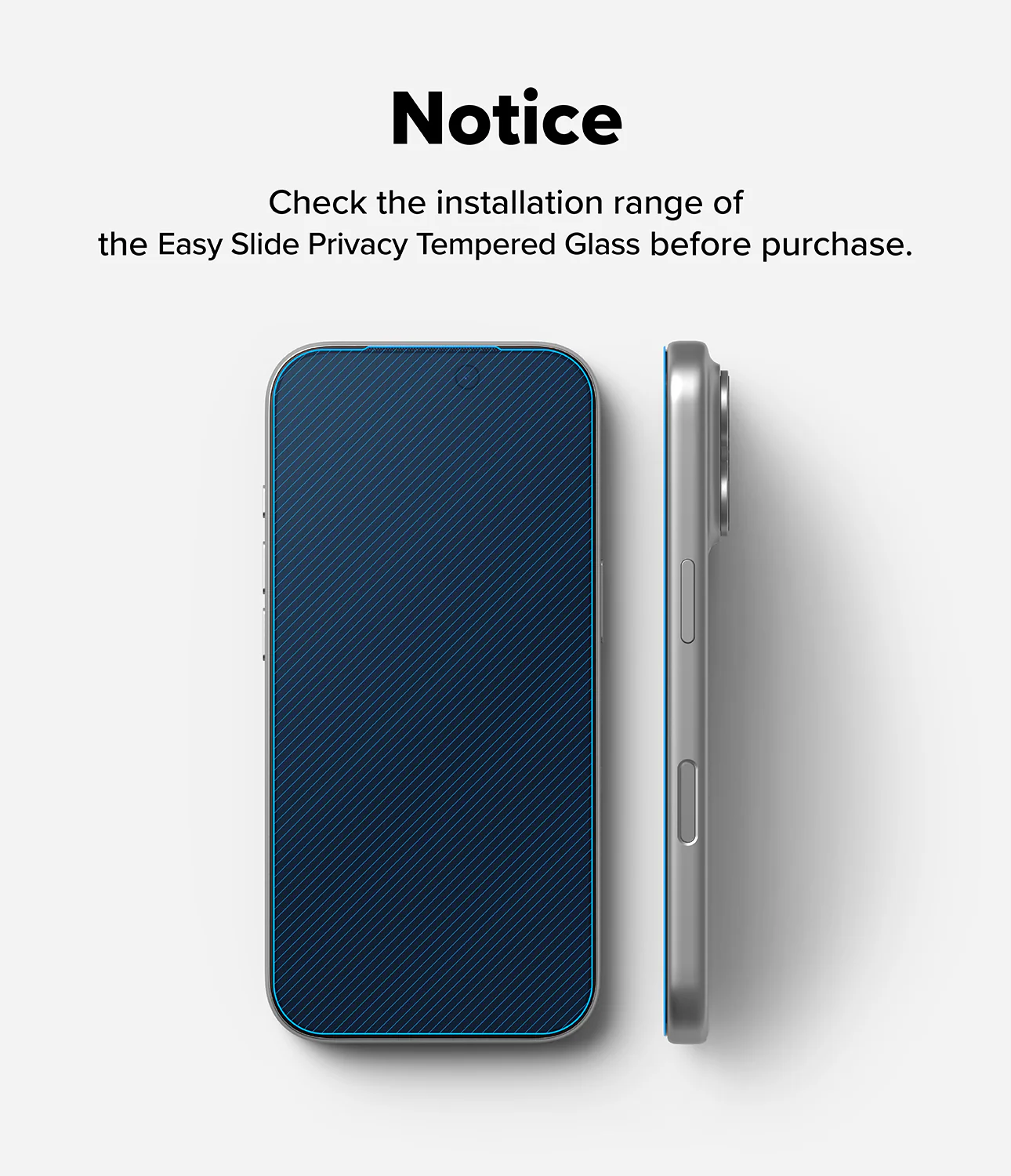 iPhone 17 Pro Screen Protector | Easy Slide Privacy Tempered Glass - Image 17
