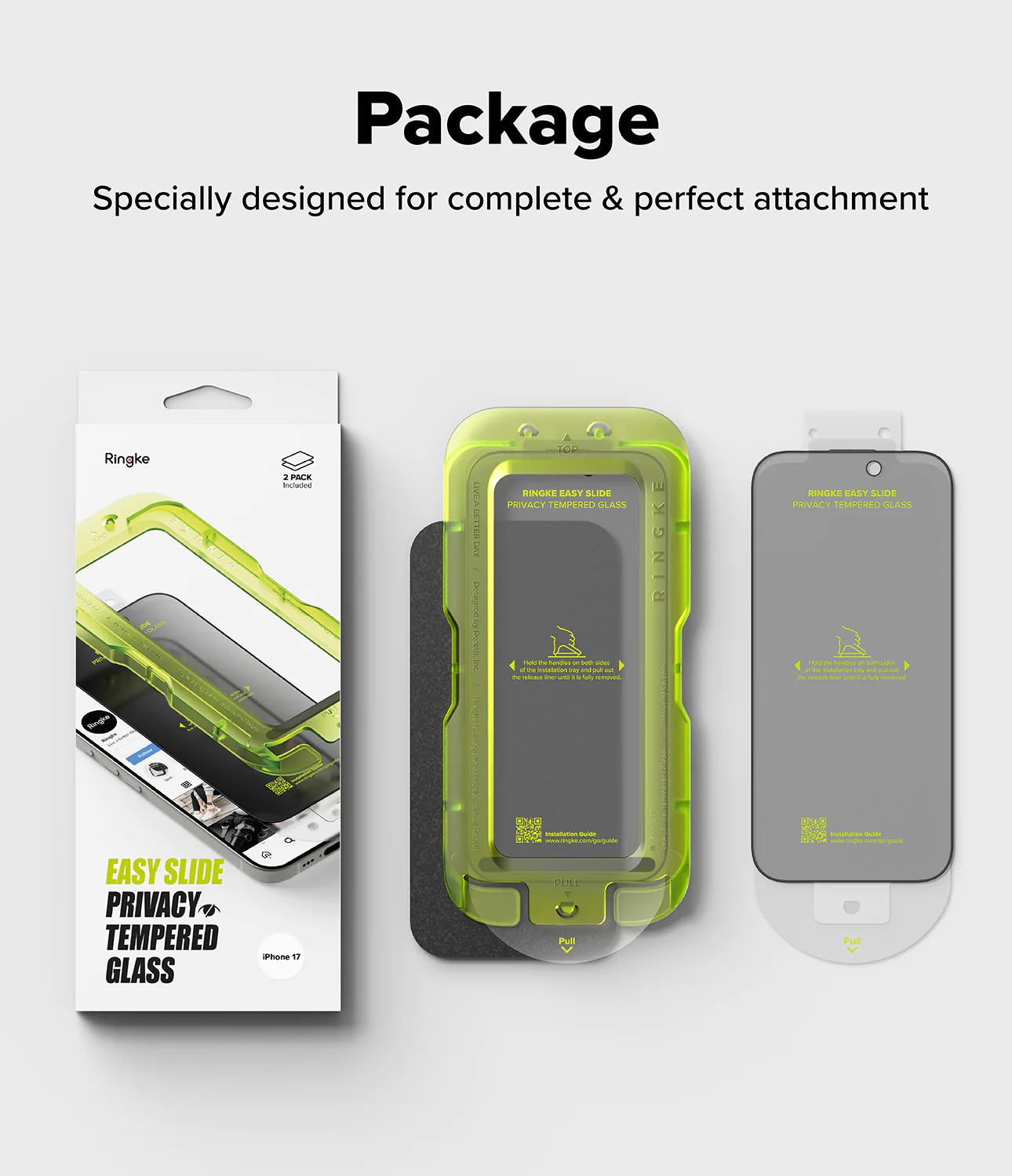 iPhone 17 Screen Protector | Easy Slide Privacy Tempered Glass - Image 20