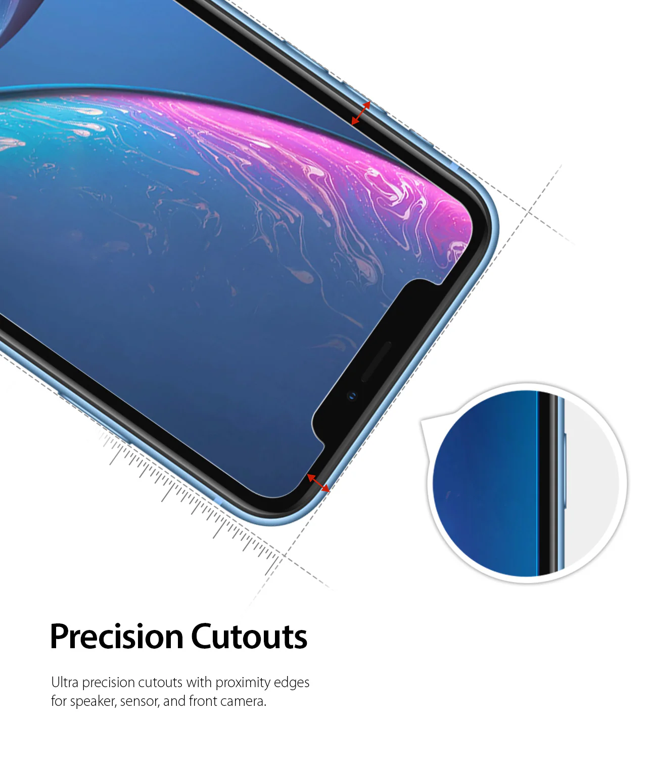 iPhone XR Screen Protector | Invisible Defender Glass - Image 7