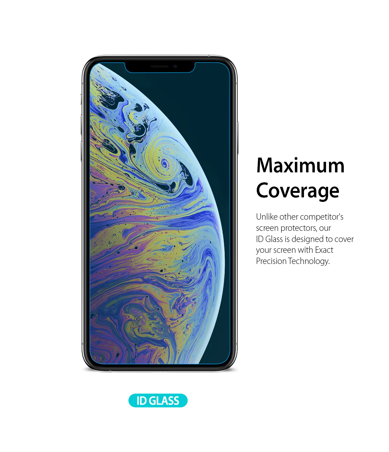 iPhone XS Max Screen Protector | Invisible Defender Glass - Image 4