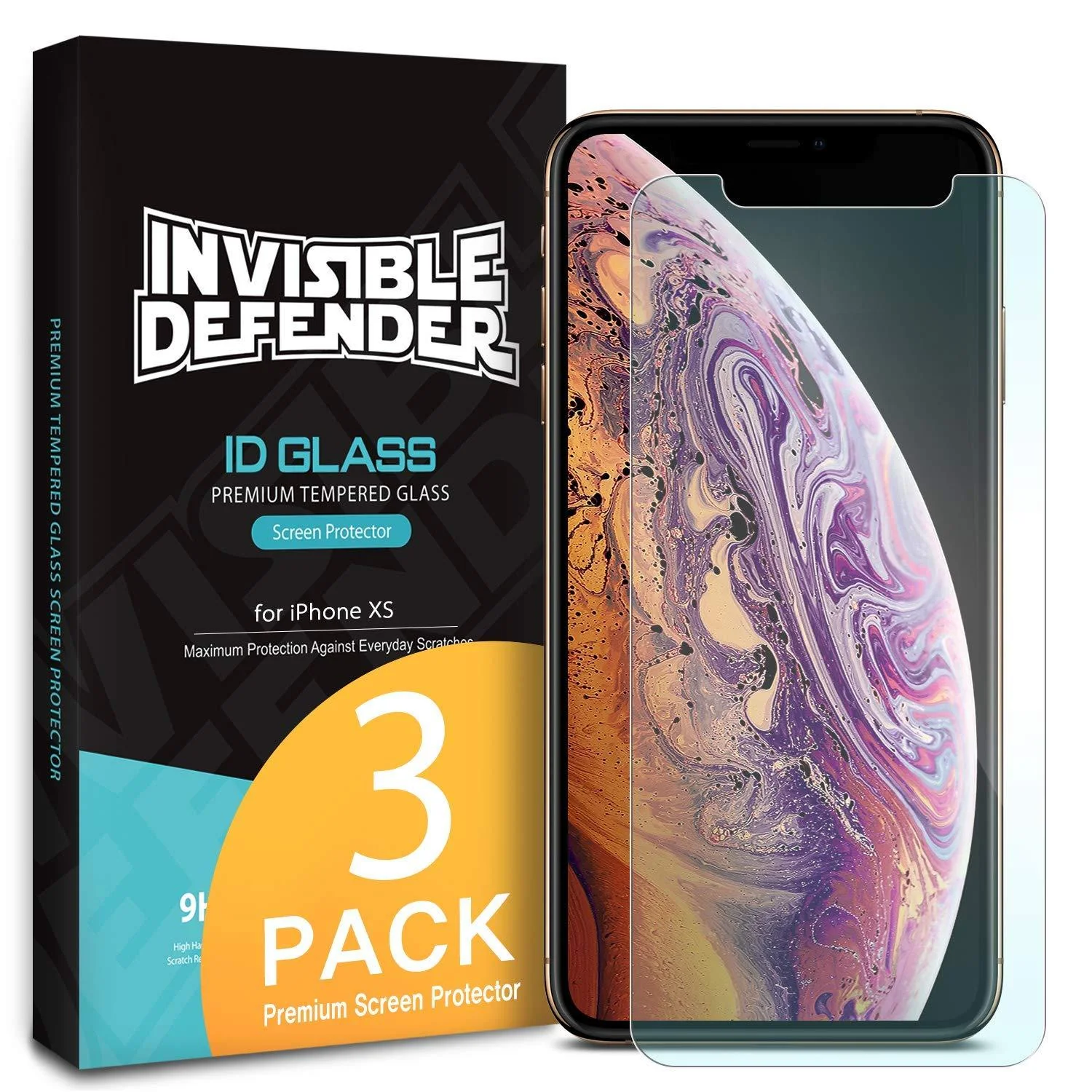 iPhone XS Screen Protector | Invisible Defender Glass