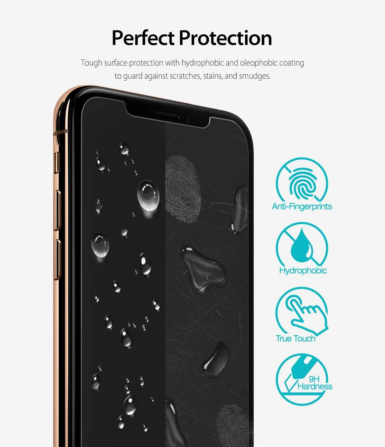 iPhone XS Screen Protector | Invisible Defender Glass - Image 6