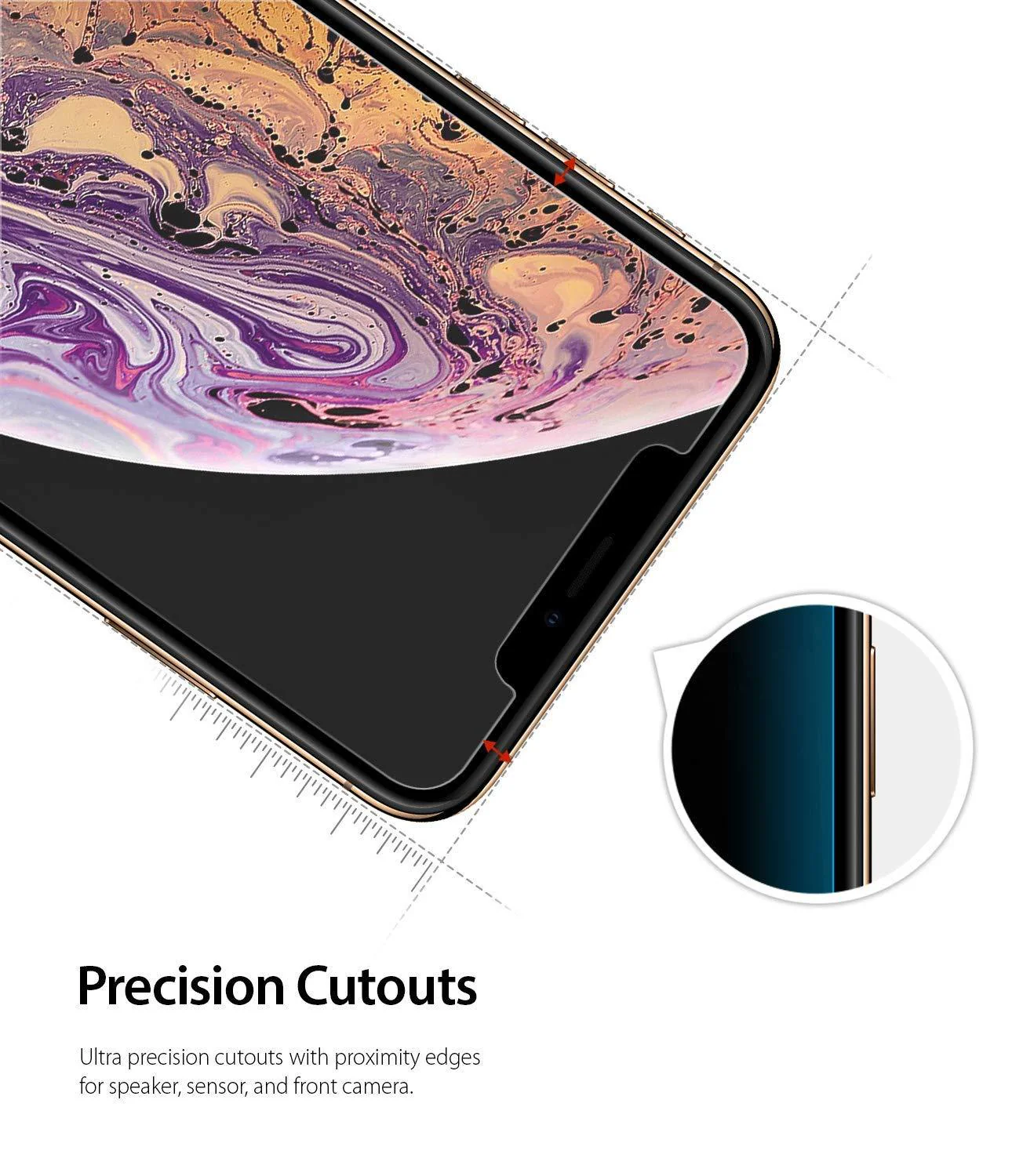iPhone XS Screen Protector | Invisible Defender Glass - Image 7