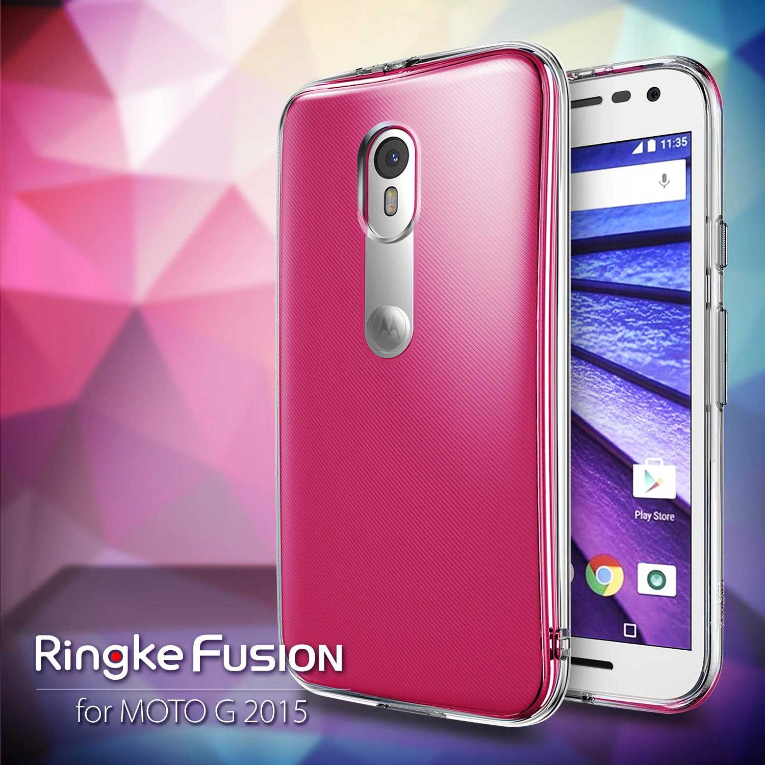 Moto G (2015) Case | Fusion - Smoke Black - Image 2