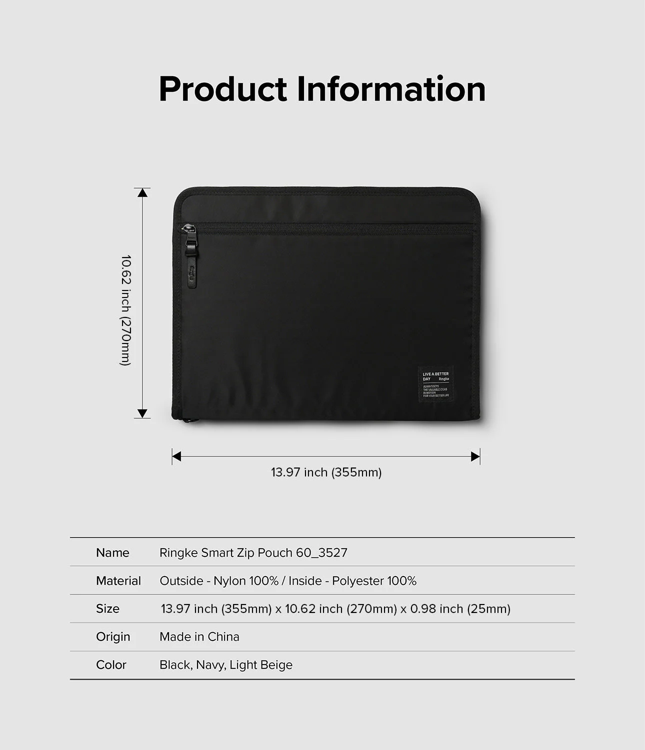 Pad Pouch | Smart Zip Pouch - Image 11