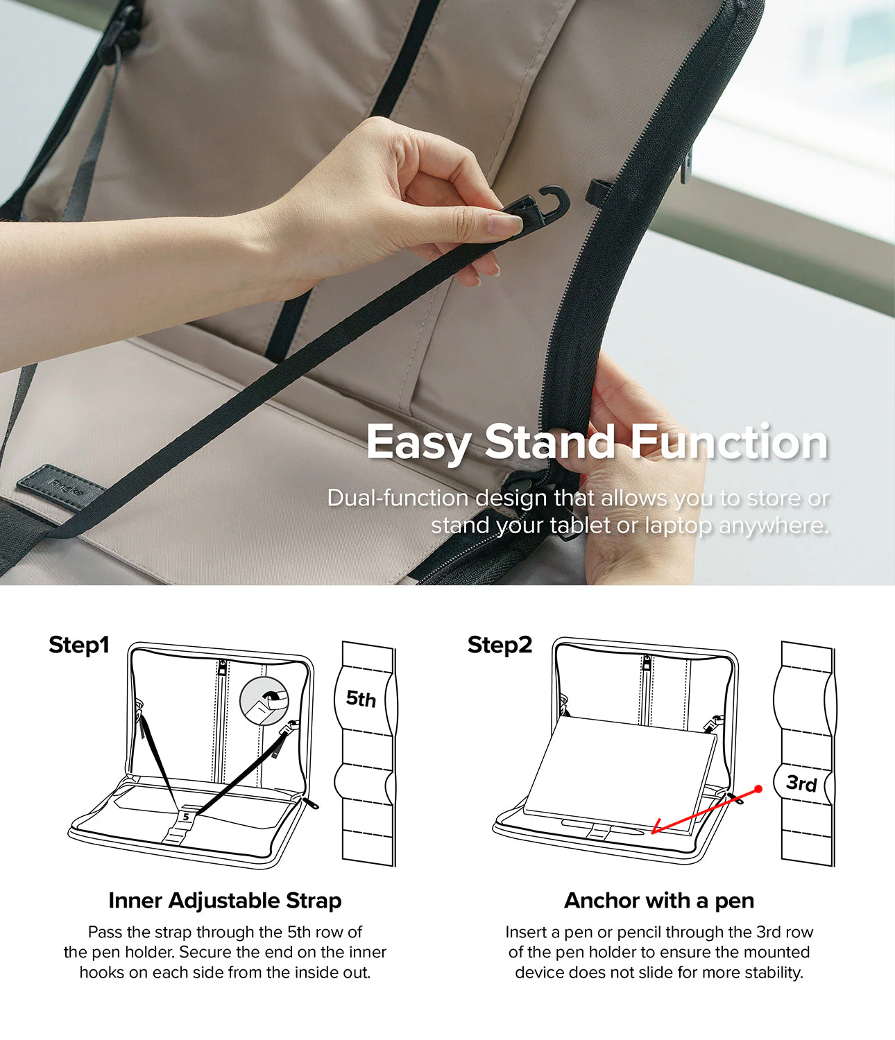 Pad Pouch | Smart Zip Pouch - Image 17