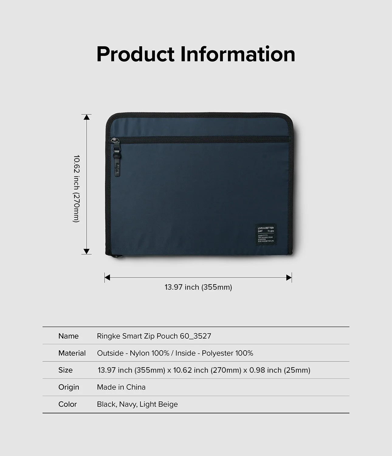 Pad Pouch | Smart Zip Pouch - Image 31