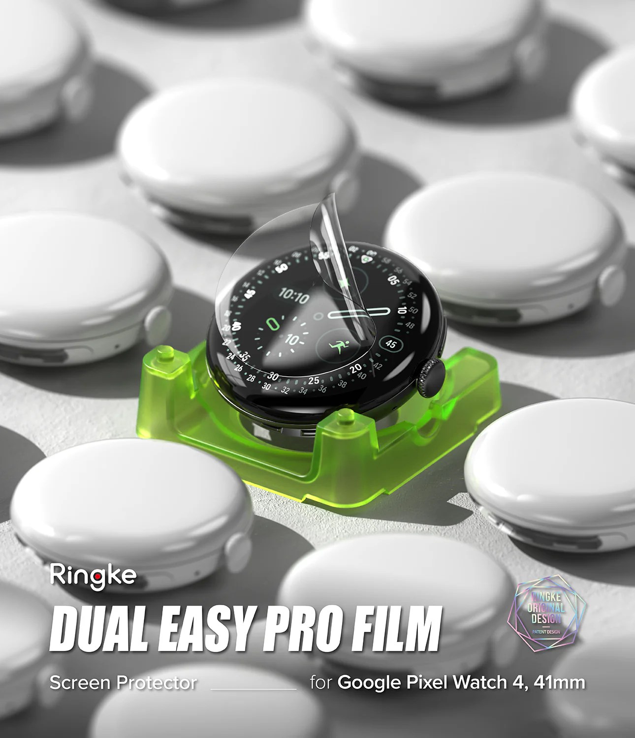 Pixel Watch 4 41mm Screen Protector | Dual Easy Film Pro (2P) - Image 2