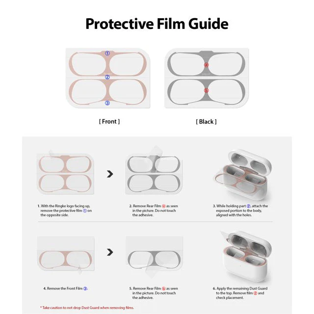 Ringke Airpods Pro Dust Guard Sticker - Image 31