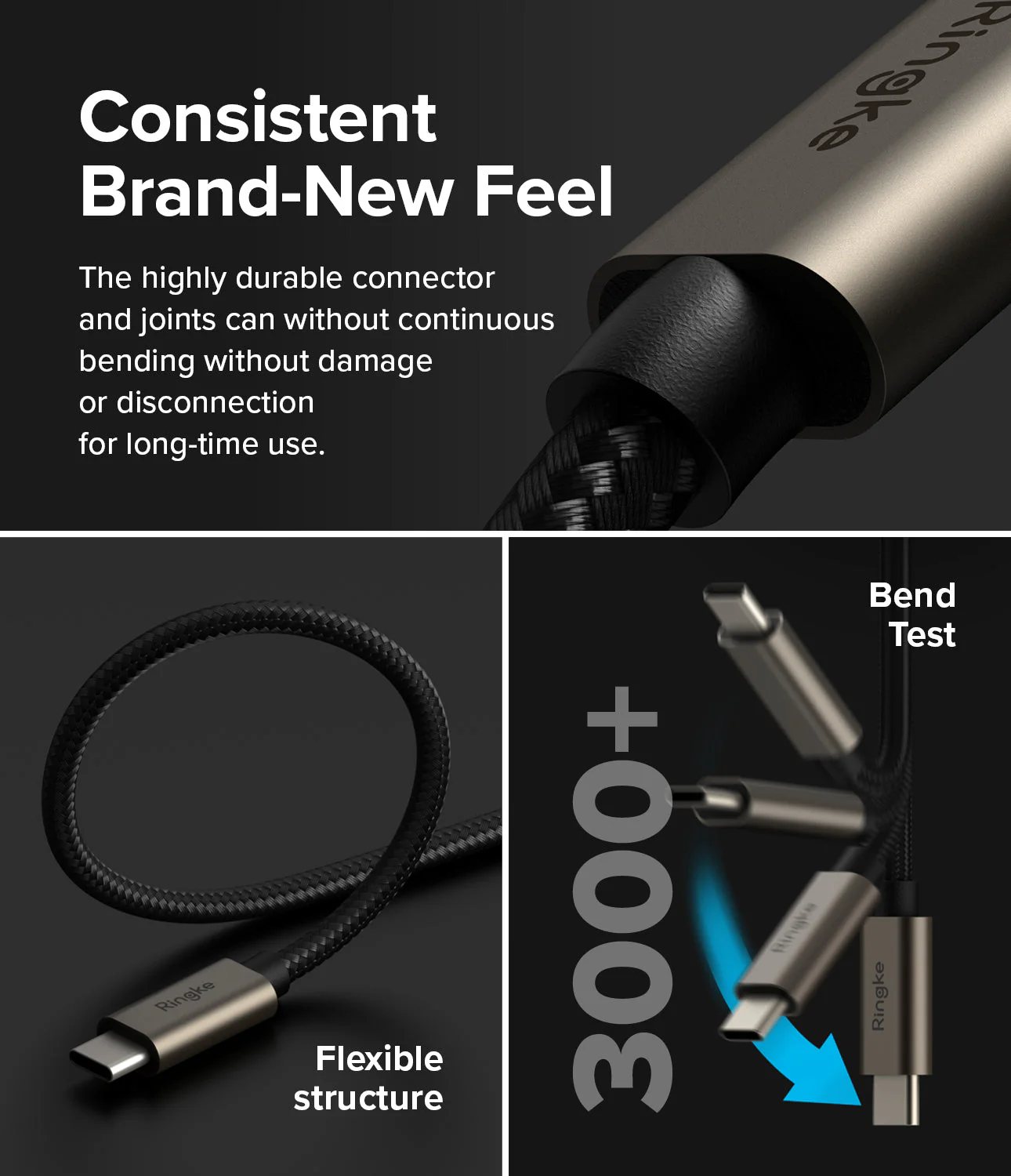 Ringke Fast Charging Basic Cable USB-A to USB-C - Image 8
