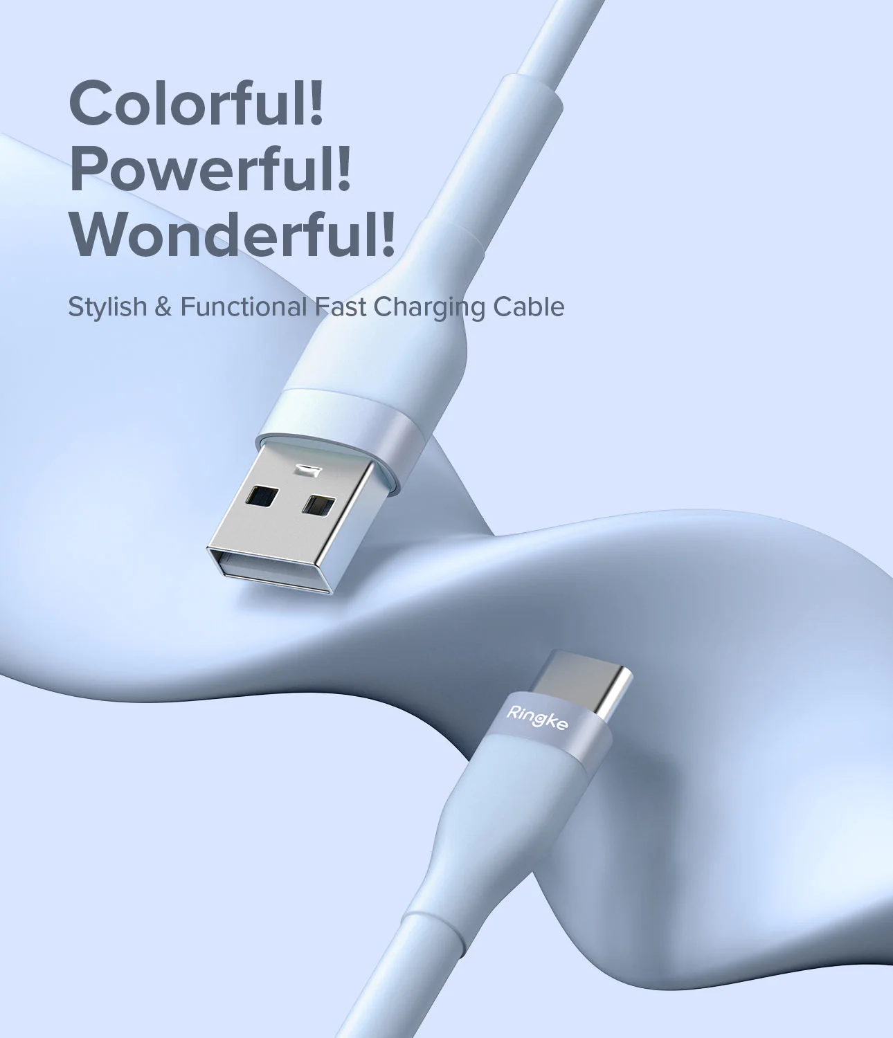 Ringke Fast Charging Pastel Cable - A Type-C Type - Image 26