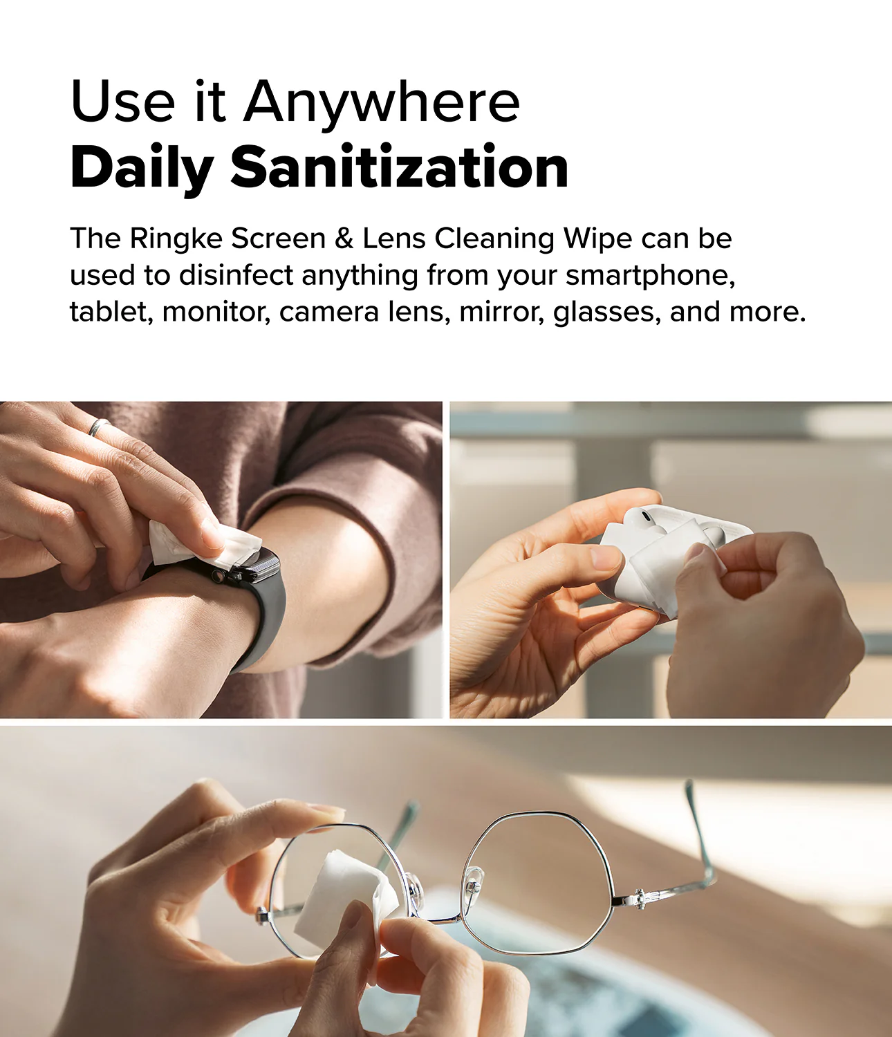 Screen and Lens Cleaning Wipes - Image 6
