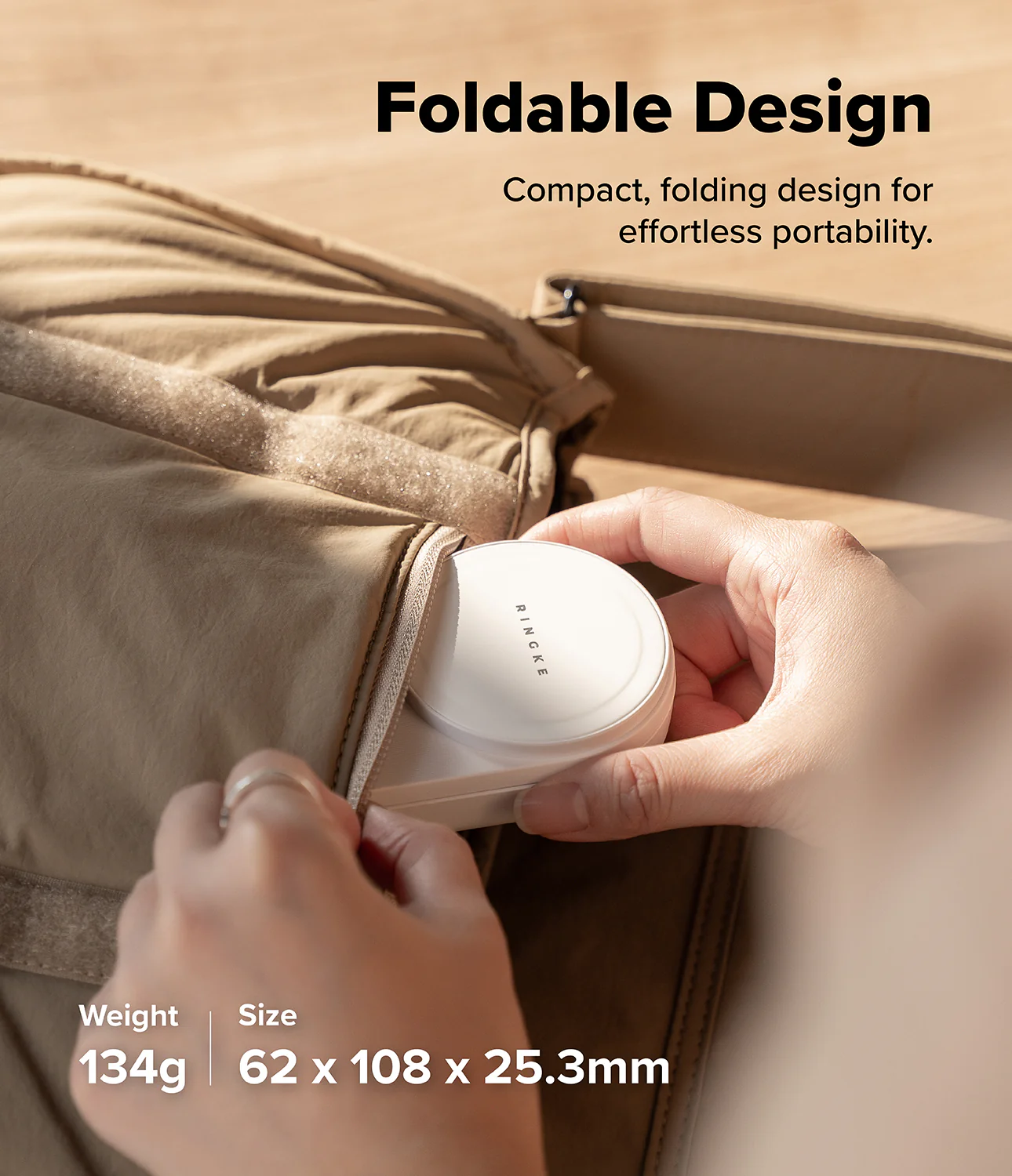 Stand Qi2 25W 3-in-1 Folding Magnetic Wireless Charger - Image 5