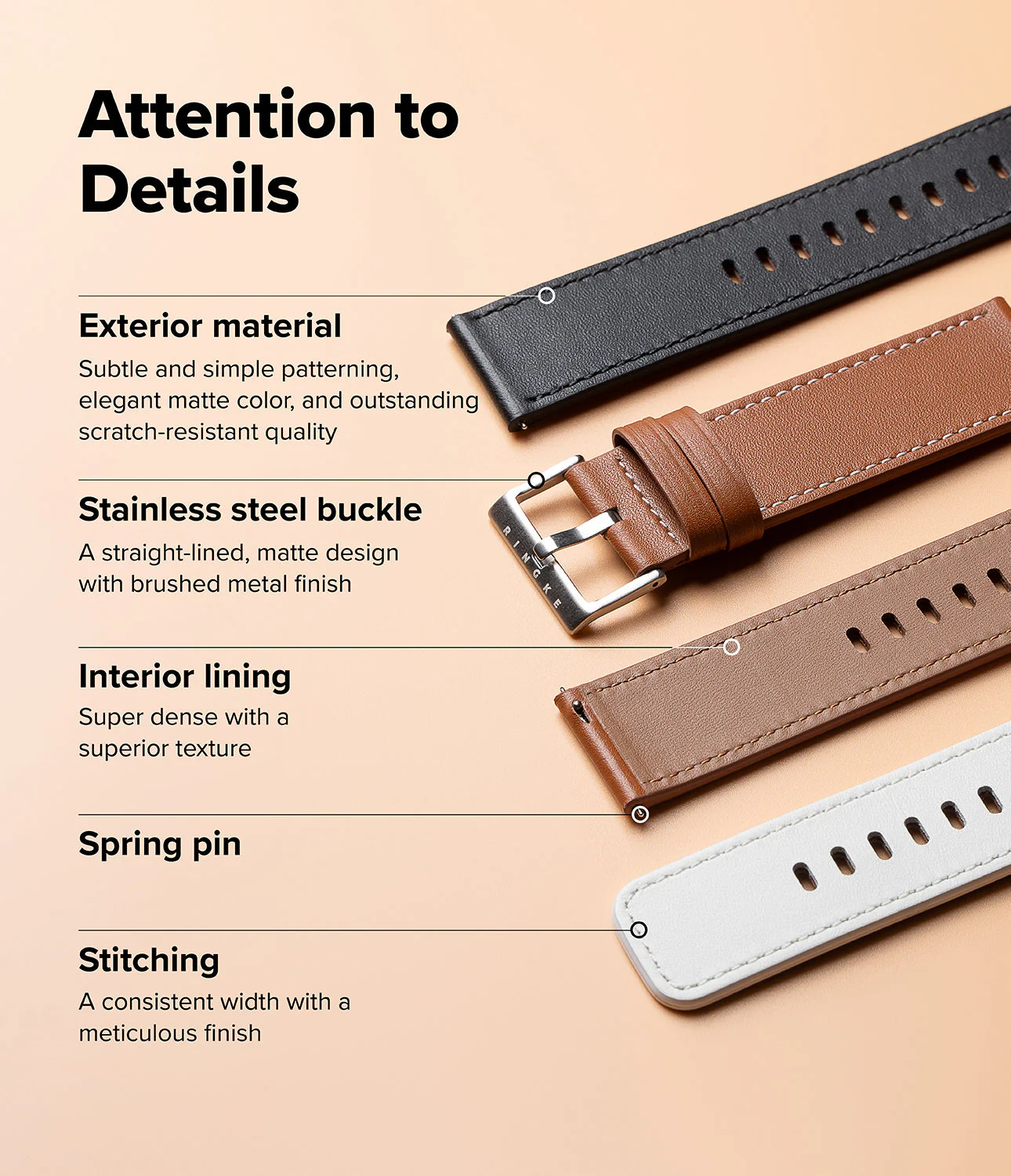 Watch Lug 24mm | Leather One Basic Bold - Image 41