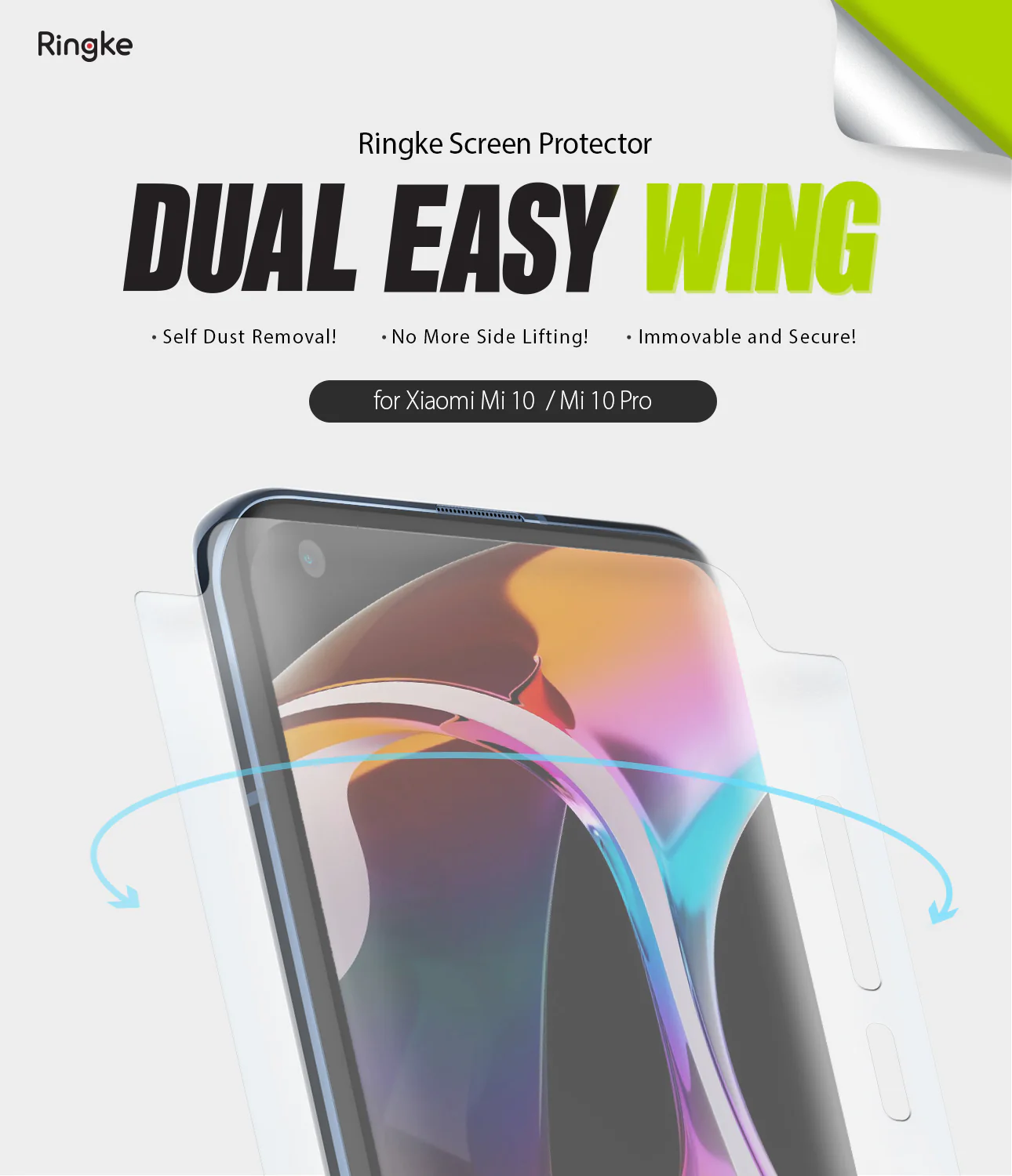 Mi 10 / 10 Pro Screen Protector | Dual Easy Film - Image 2