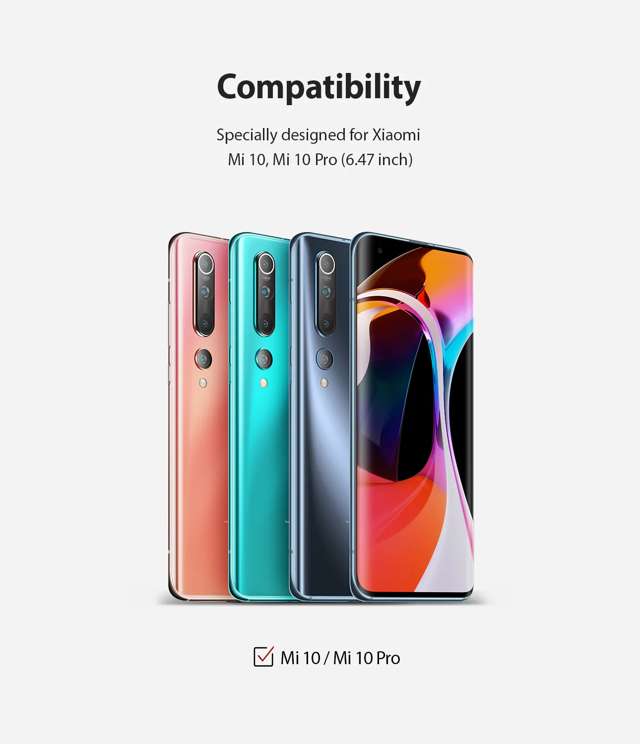 Mi 10 / 10 Pro Screen Protector | Dual Easy Film - Image 3